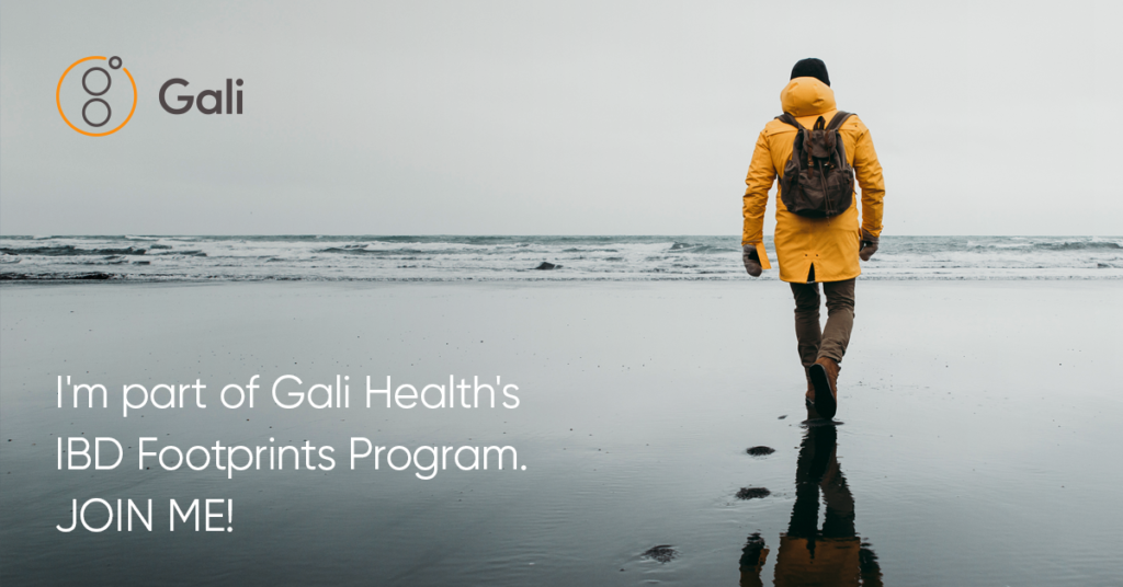 I'm part of Gali Health's IBD Footprints Program - join me!